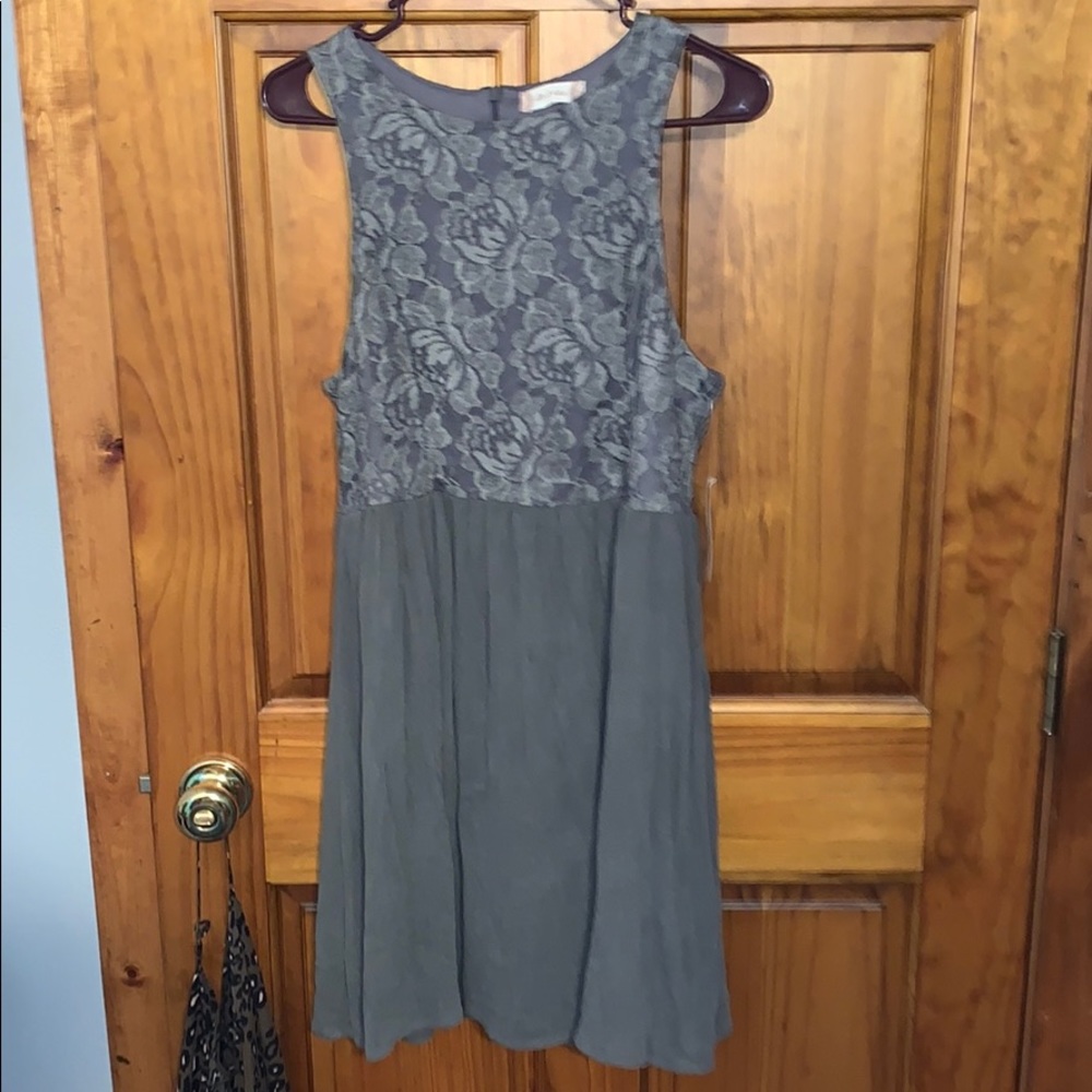 NWT Altar’d state lace large grey summer dress